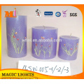 As artes elegantes e Handcrafts velas luxuosas altas para a decoração home